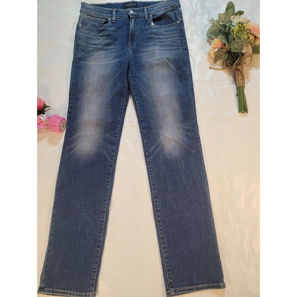 Lucky Brand Brooke Straight Jeans Blue Size 10/30